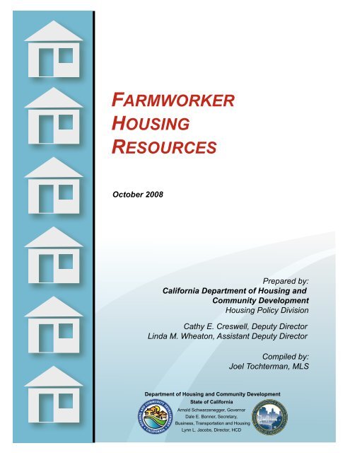 Farmerworker Housing Resources - California Department of ...