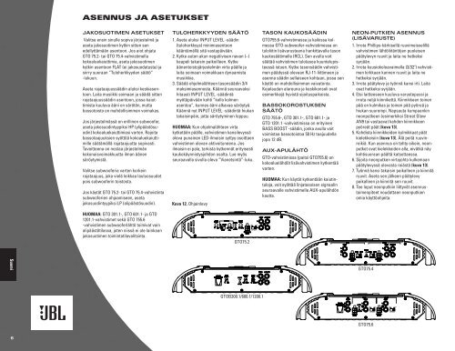 Päätevahvistin autoon Omistajan käsikirja - Hci-services.com