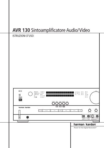 AVR 130 Sintoamplificatore Audio/Video - Hci-services.com