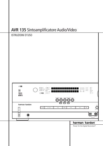AVR 135 Sintoamplificatore Audio/Video - Hci-services.com