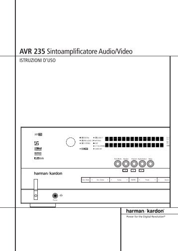 AVR 235 Sintoamplificatore Audio/Video - Hci-services.com