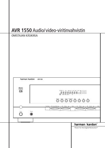 AVR 1550Audio/video-viritinvahvistin - Hci-services.com