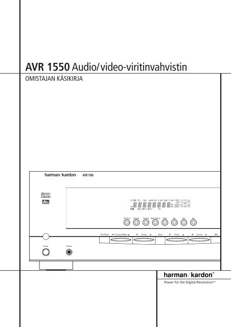 AVR 1550Audio/video-viritinvahvistin - Hci-services.com