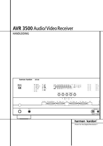 AVR 3500Audio/VideoReceiver - Hci-services.com