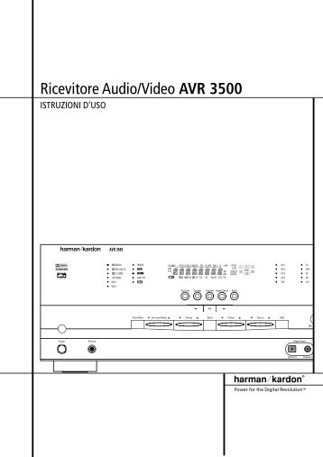 Ricevitore Audio/Video AVR 3500 - Hci-services.com