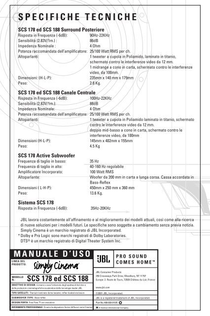 MANUALE D'USO - Hci-services.com