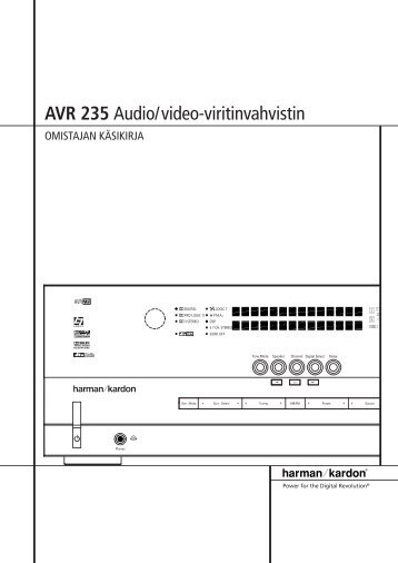 AVR 235 Audio/video-viritinvahvistin - Hci-services.com