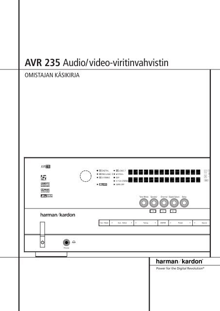 AVR 235 Audio/video-viritinvahvistin - Hci-services.com