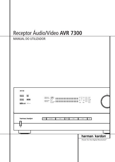 Receptor Áudio/Vídeo AVR 7300 - Hci-services.com
