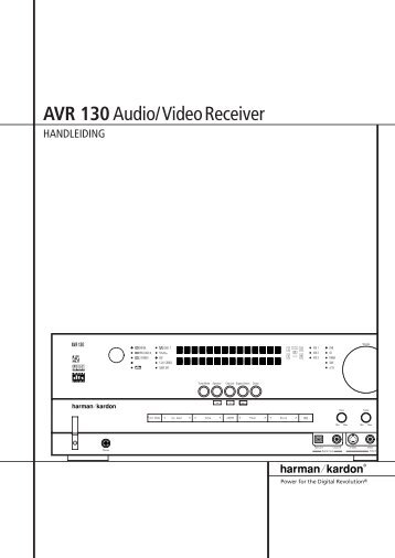 AVR 130Audio/VideoReceiver - Hci-services.com