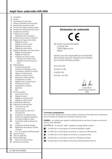 45173 AVR 4000 Fransk - Hci-services.com