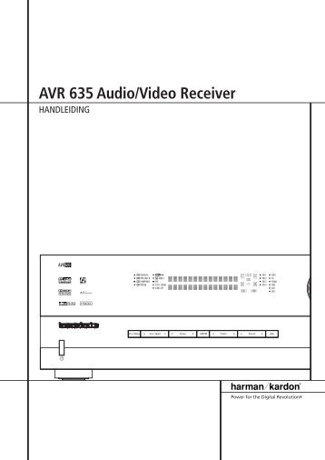 AVR 635 Audio/Video Receiver - Hci-services.com