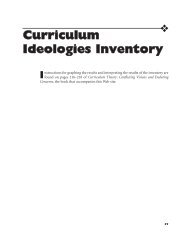 Curriculum Ideologies Inventory - Personal Web Server