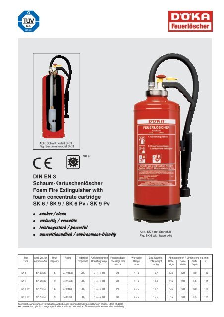 Neuruppin-Schaum-Aufladefeuerlöscher S 6 SKP eco - https Neuruppin-Schaum-Aufladefeuerlöscher S 6 SKP eco - https