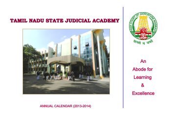 Annual Calendar 2013-2014 - Madras High Court