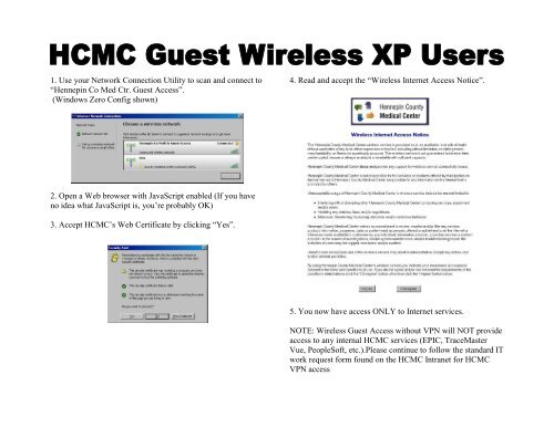 1. Use your Network Connection Utility to scan and connect to ...