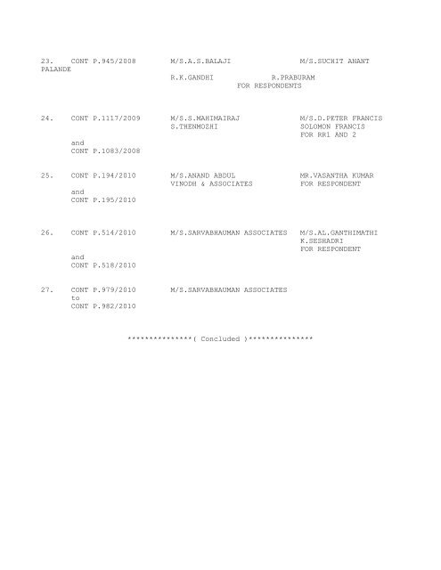 COURT NO. 1 HON'BLE THE ACTING CHIEF JUSTICE TO BE ...