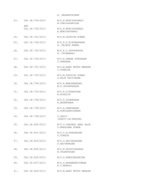 COURT NO. 1 HON'BLE THE ACTING CHIEF JUSTICE TO BE ...