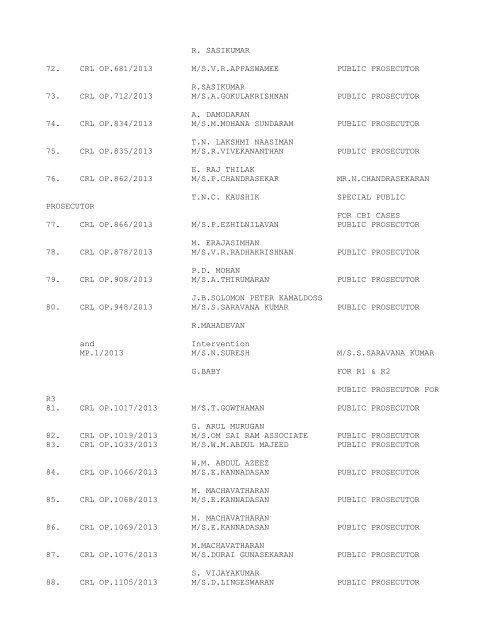 COURT NO. 1 HON'BLE THE ACTING CHIEF JUSTICE TO BE ...