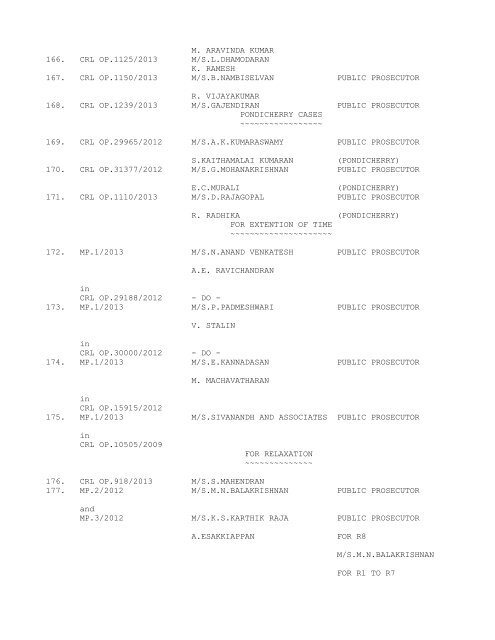 COURT NO. 1 HON'BLE THE ACTING CHIEF JUSTICE TO BE ...