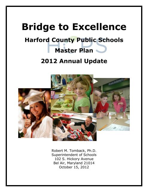 HCPS Master Plan 2012 Annual Update - Harford County Public ...