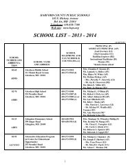 HARFORD COUNTY PUBLIC SCHOOLS