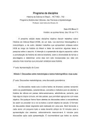 Vide Programa - HCTE - UFRJ