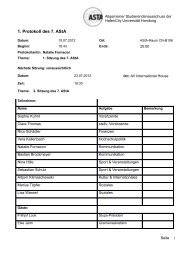 1. Protokoll des 7. AStA