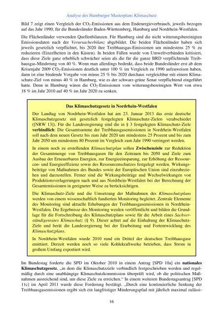 Kritische Analyse des Hamburger Masterplans Klimaschutz (lang PDF)