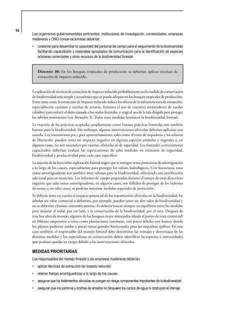 Directrices OIMT/UICN para la conservación y utilización sostenible ...