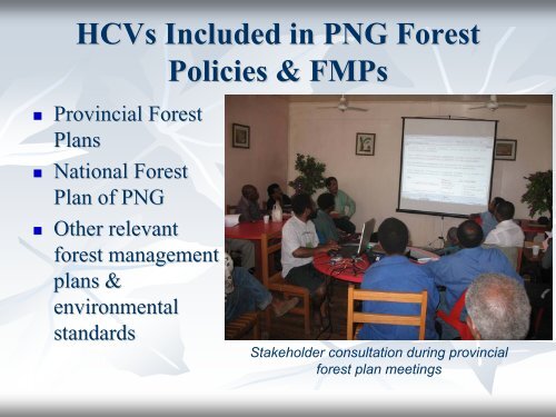 The HCVF National Toolkit for Papua New Guinea - HCV Resource ...