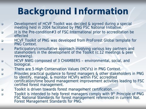 The HCVF National Toolkit for Papua New Guinea - HCV Resource ...