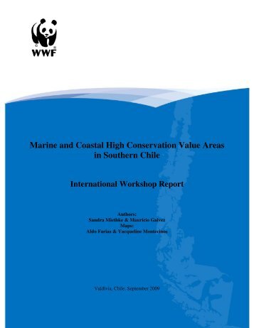 Marine and Coastal High Conservation Value Areas in Southern Chile