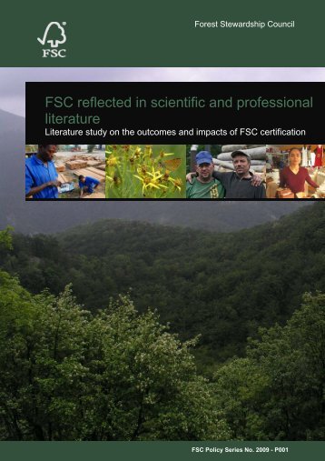 FSC reflected in scientific and professional literature