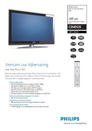 42PFL7862D/10 Philips Flat TV met Pixel Plus 2 HD - Hardware