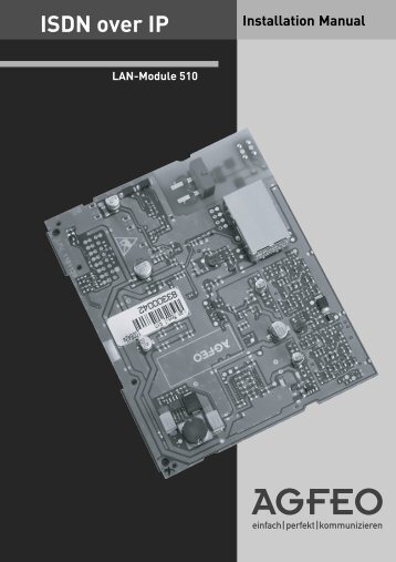 Installation Manual ISDN over IP - Hardware