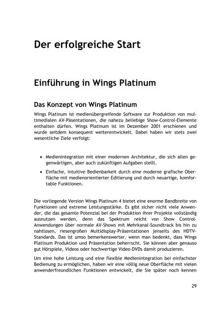 Wings Platinum 4 Handbuch - HDAV