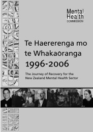 Te Haererenga mo te Whakaoranga - Health and Disability ...