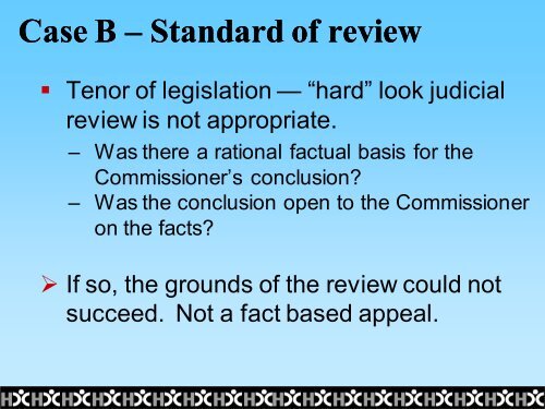 The inner workings of HDC - legal & evidential issues - Health and ...