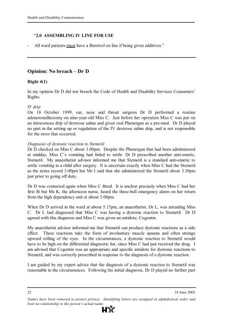 Download the pdf version of this decision. - Health and Disability ...