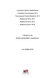 09HDC01565 - Health and Disability Commissioner