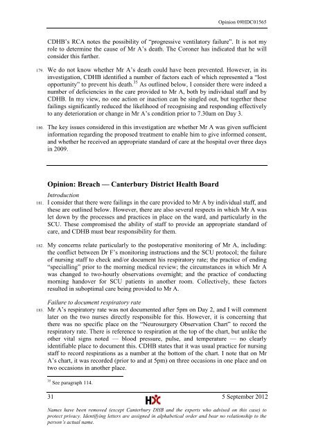 09HDC01565 - Health and Disability Commissioner