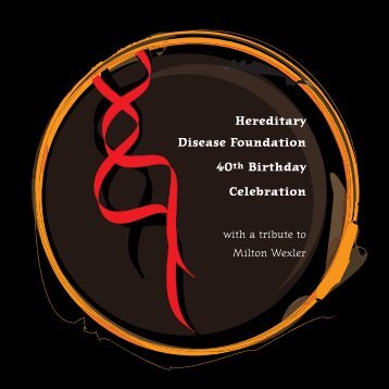 information about the Benefit - Hereditary Disease Foundation