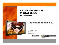The Promise of HDMI-CEC