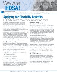 Applying for Disability Benefits, by Jane Kogan, We Are HDSA, July ...