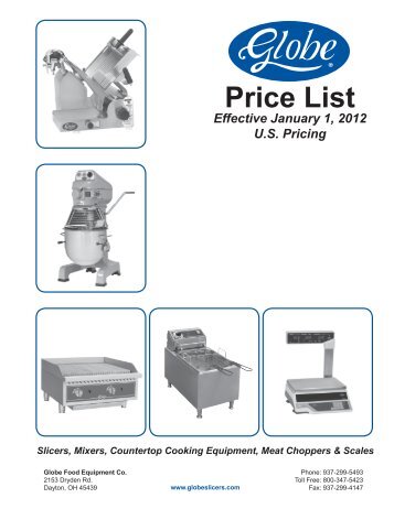 Price List - HD Sheldon and Co.