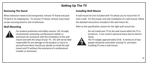 User Manual - JVC