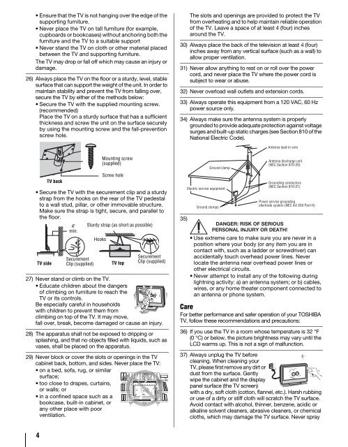 User's Manual - Home Theater HDTV