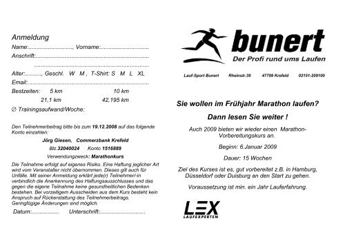 Dann Lesen Sie Weiter Laufsport Bunert