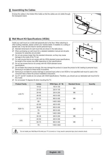 LCD TV - Specs and reviews at HDTV Review